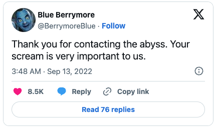 https://twitter.com/BerrymoreBlue/status/1569503337573228545